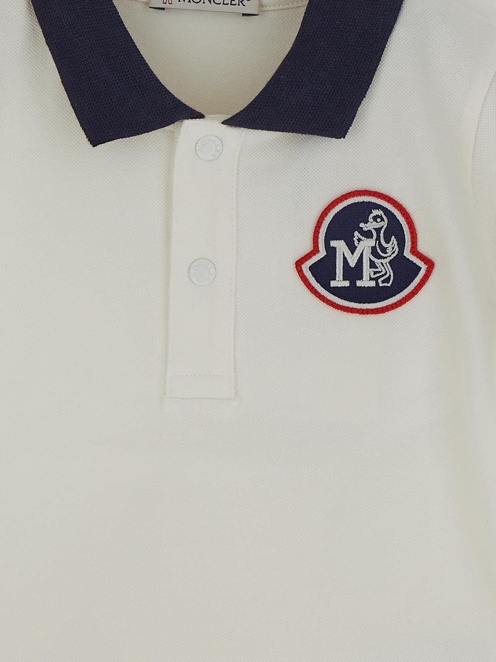 Moncler Enfant Logo-Patch Polo Shirt