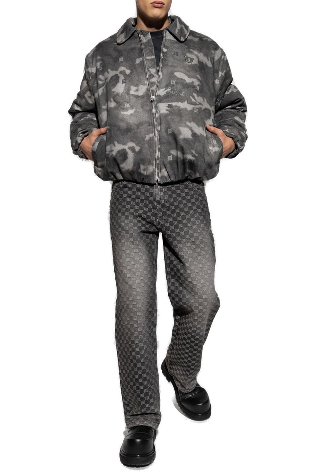 Misbhv Camo Puffer Bomber Jacket – Cettire