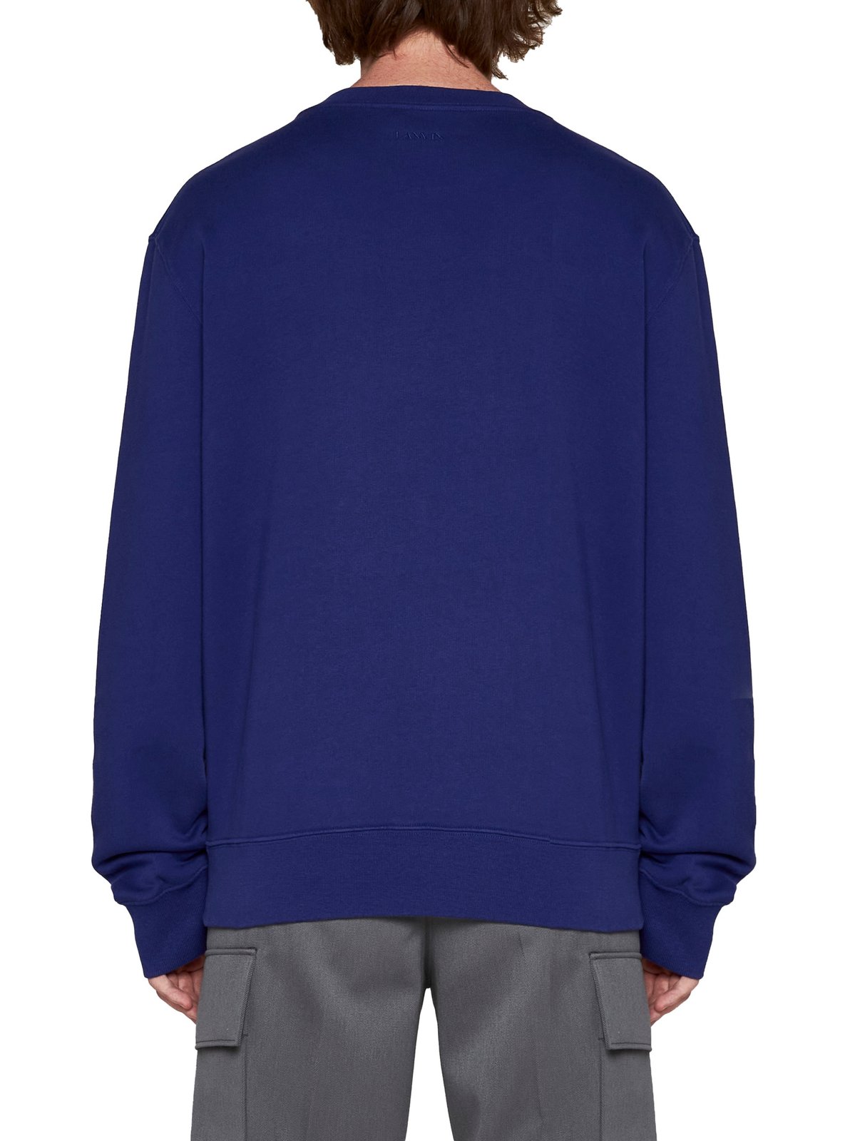 Lanvin Logo Embroidered Crewneck Sweatshirt