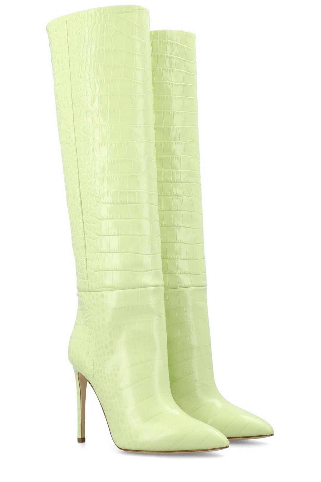 Paris Texas Embossed Knee-High Stiletto Boots