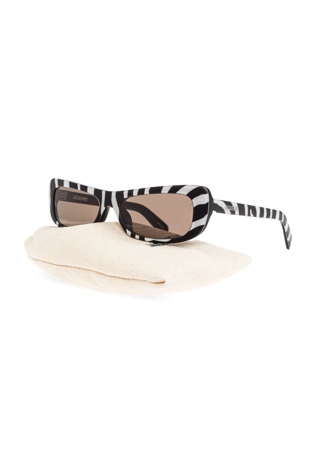 Jacquemus X Linda Farrow Capri Rectangle Frame Sunglasses