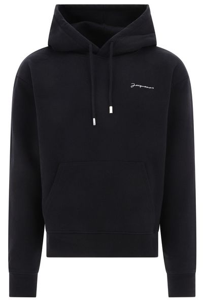 AMI Paris Ami De Coeur Logo Embroidered Hoodie