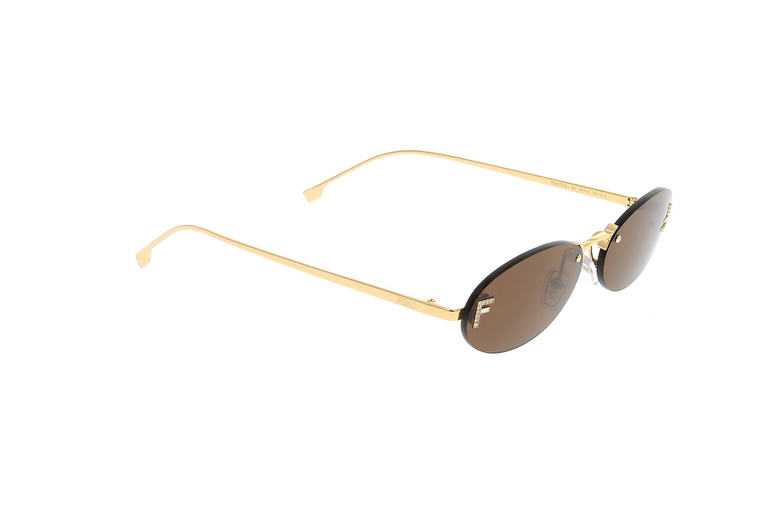 Fendi Eyewear Oval Frame Sunglasses