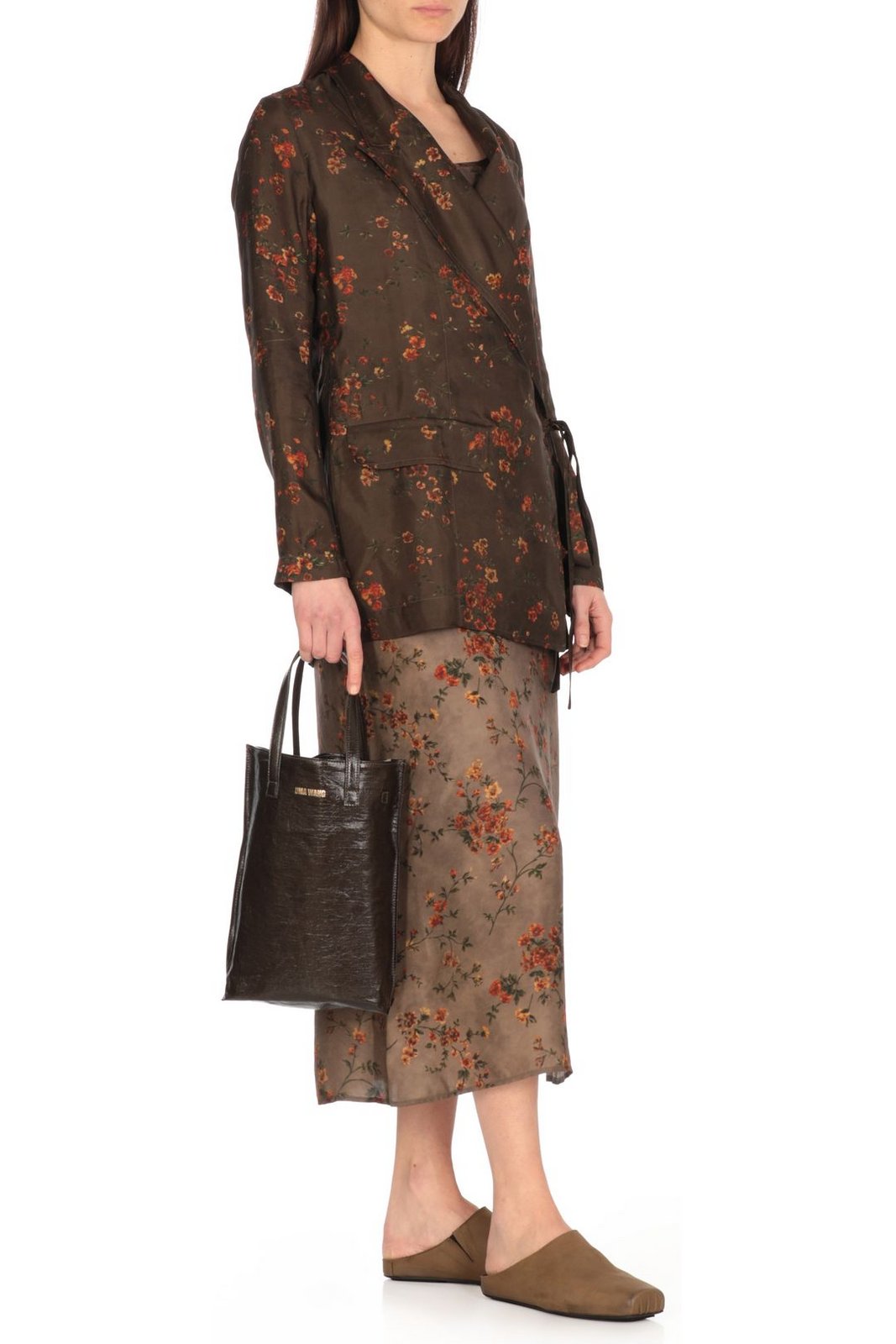 Uma Wang Khloe Floral Printed Jacket