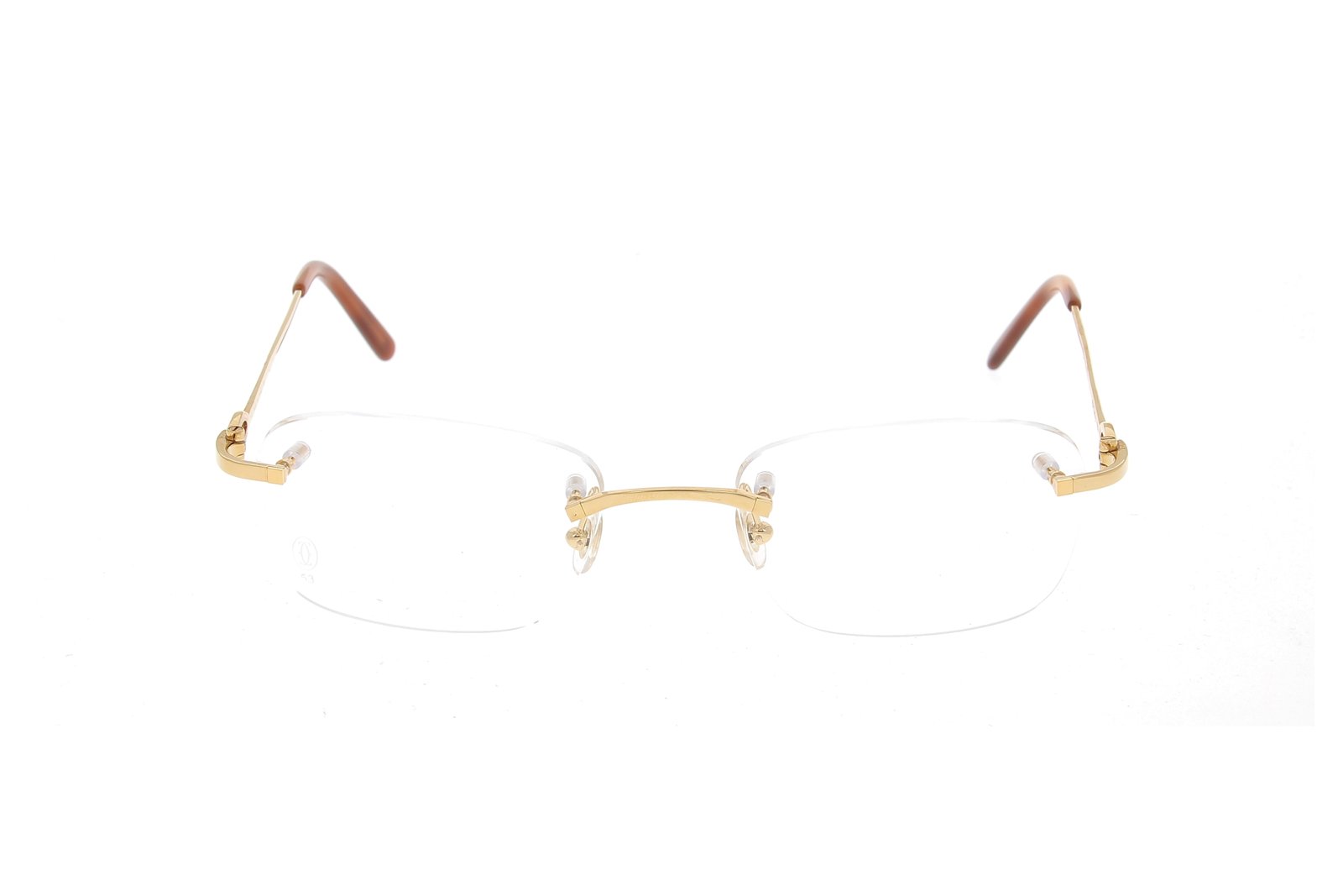 까르띠에 직사각형 프레임 안경 CT0050O 001