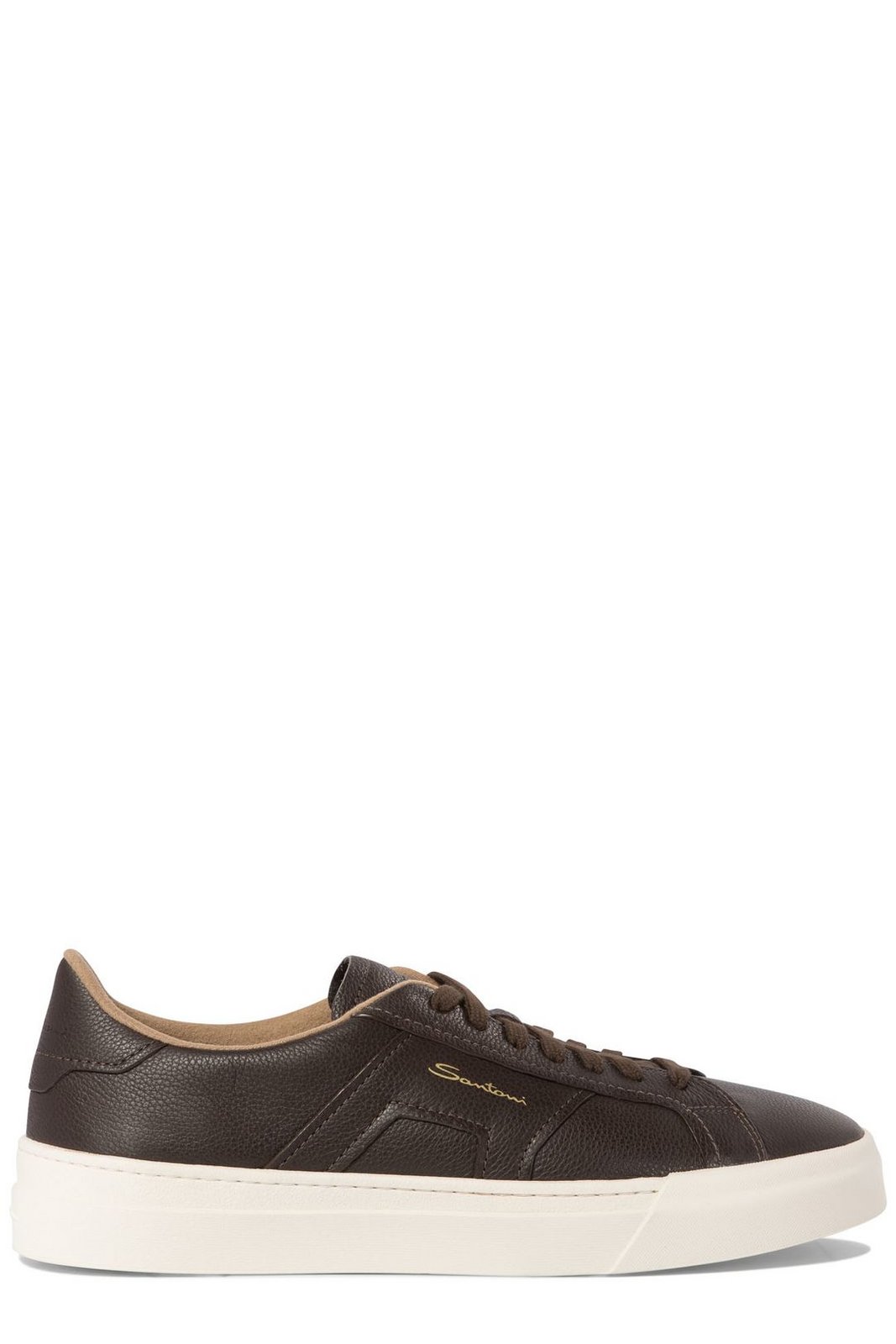 Santoni Logo Printed Low-Top Sneakers