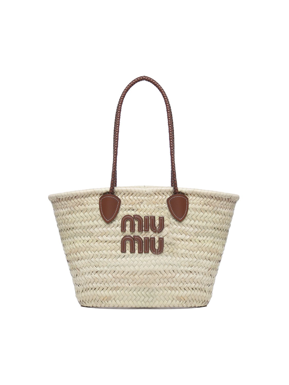 Miu Miu Logo-Detailed Tote Bag