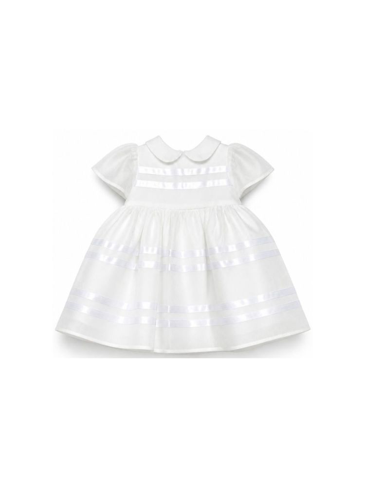 Simonetta kids 가더 디테일 플레어 드레스