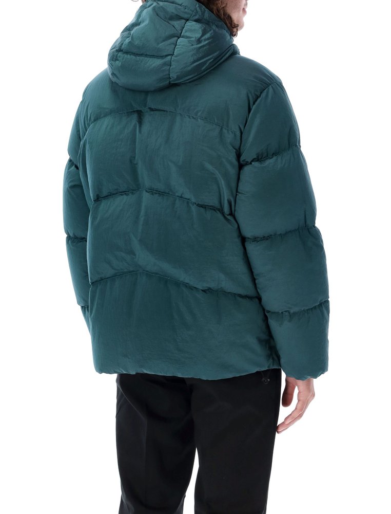 Stone Island リバーシブル フード付き ダウン ジャケット