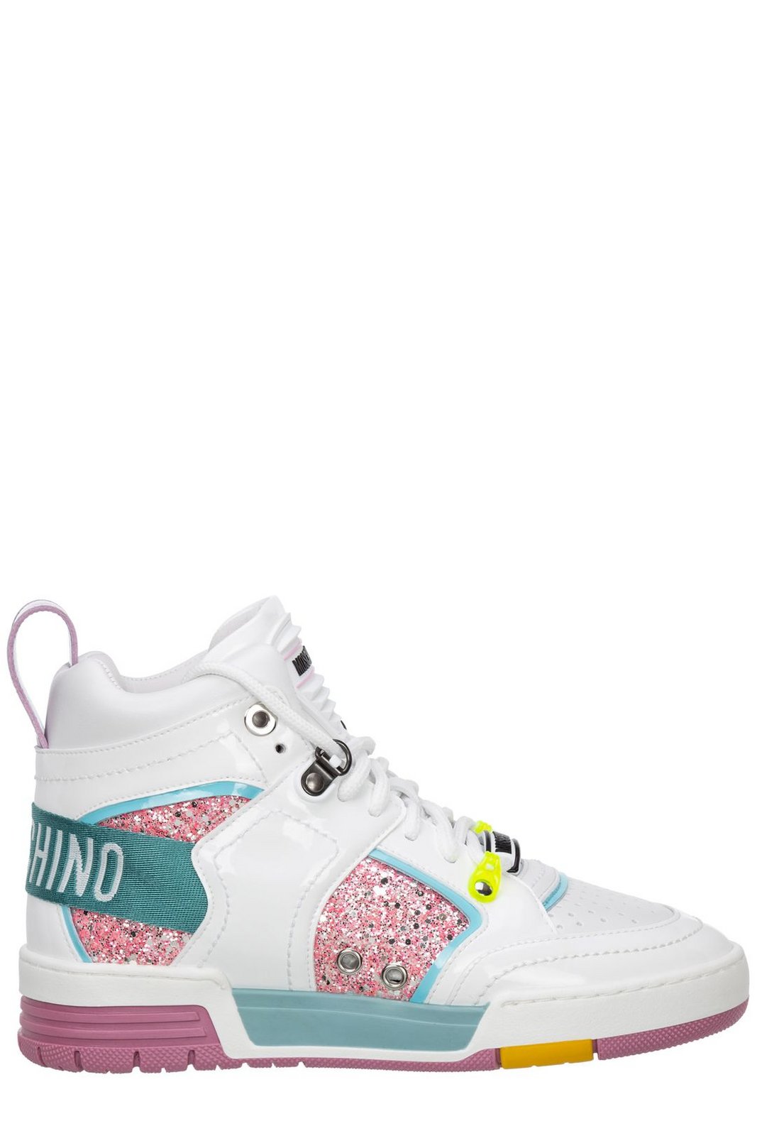 Moschino Logo Detailed Lace-Up Sneakers – Cettire