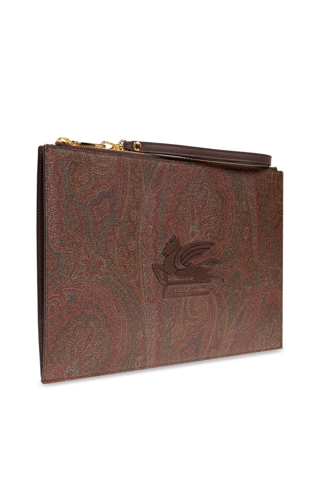 Etro Paisley Jacquard Zipped Clutch Bag – Cettire
