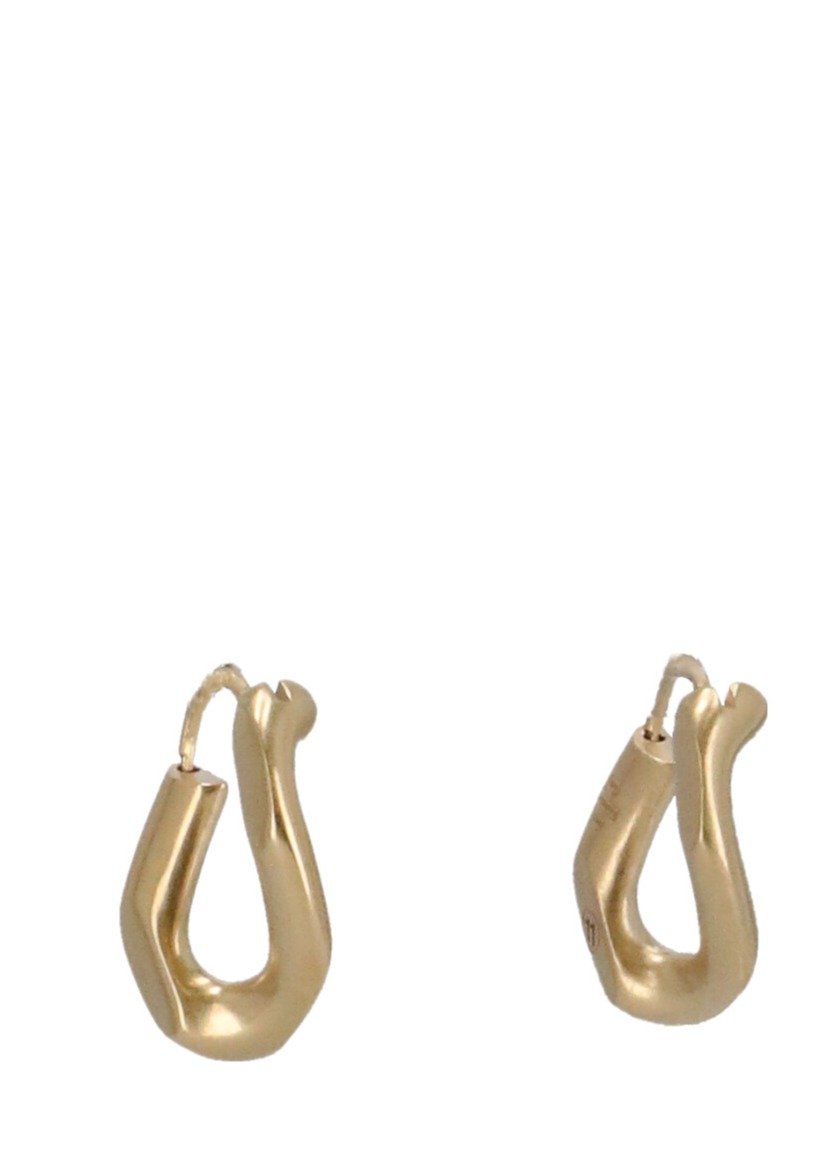 Maison Margiela ロゴナンバー刻印ピアス 新品 Maison Margiela シングルフープピアス ナンバーロゴ