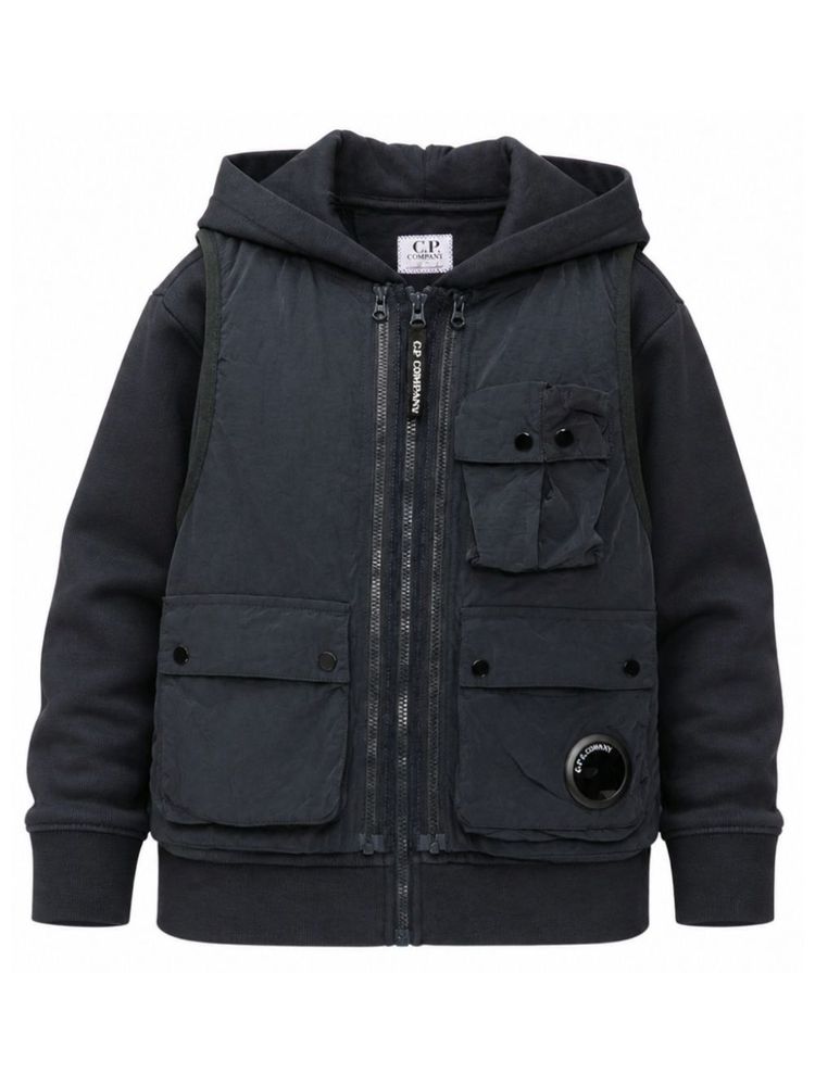 C.P. Company Kids 렌즈 디테일 집업 자켓