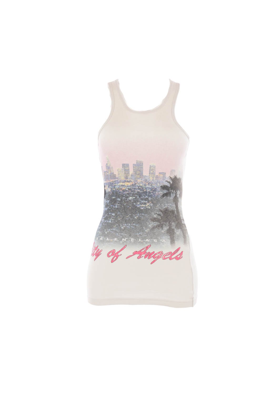 Balenciaga City Of Angels Artwork Printed Tank Top