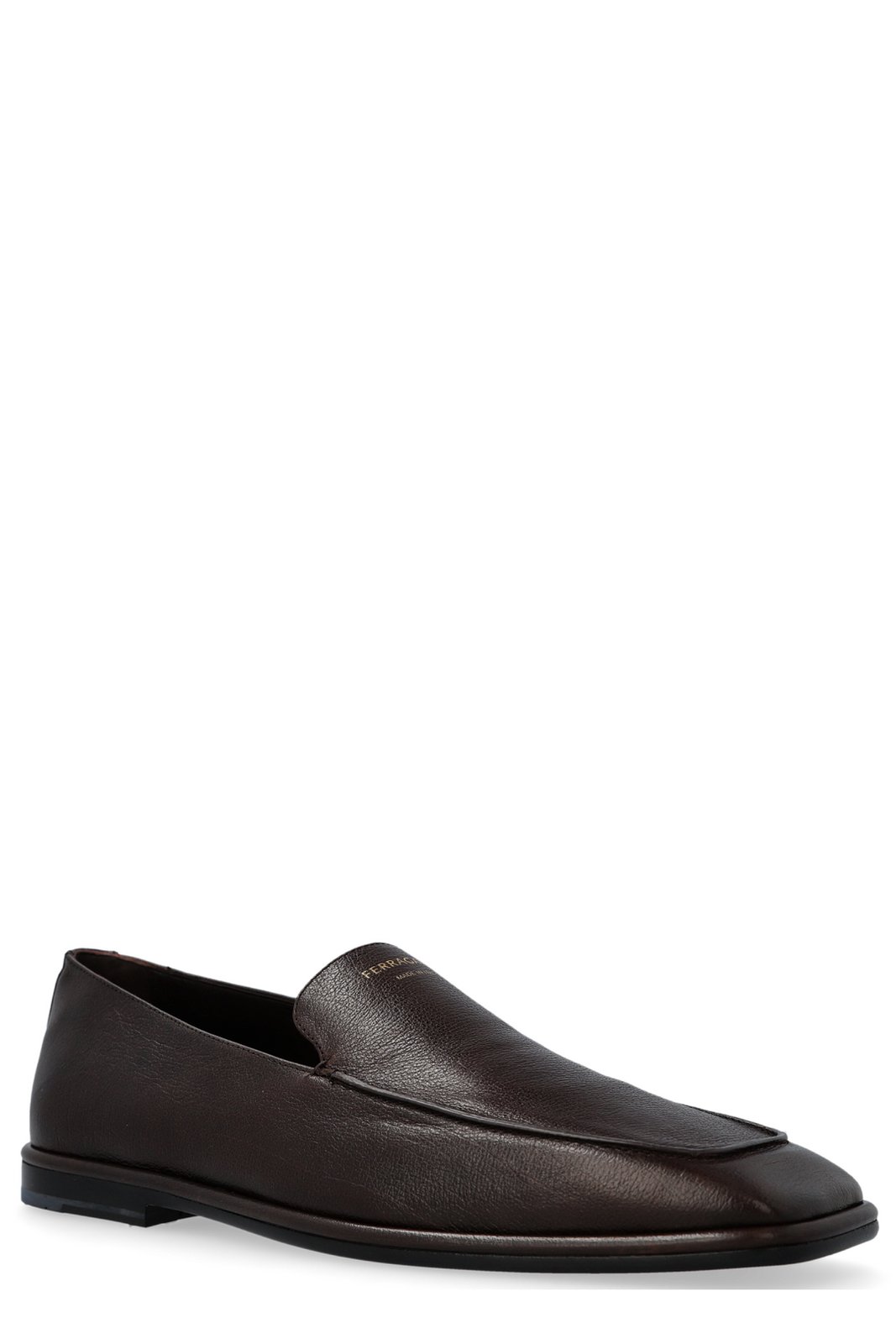 Ferragamo Square Toe Slip-On Loafers