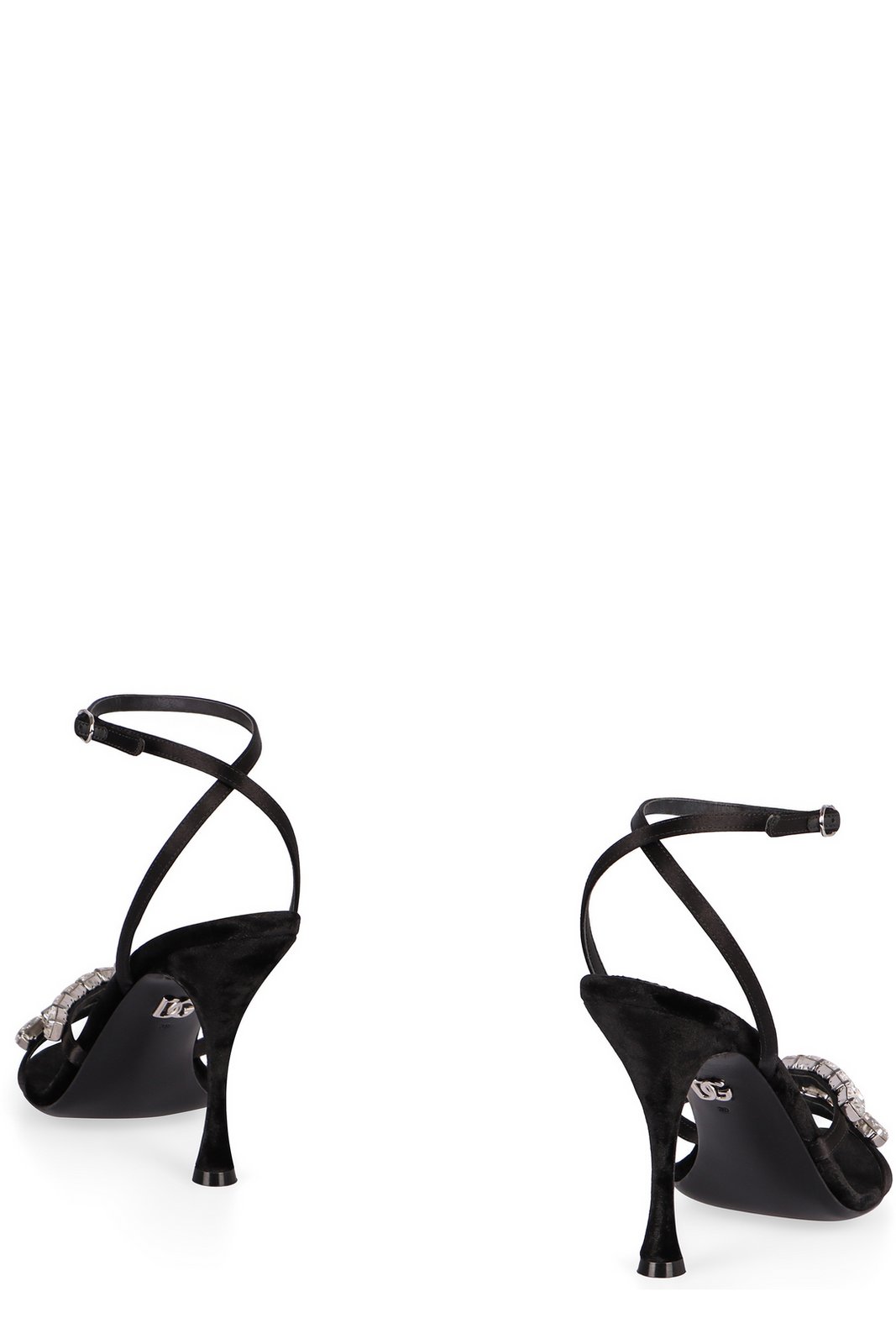 Dolce & Gabbana Embellished Satin Sandals
