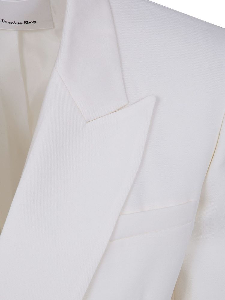 The Frankie Shop 더블 브레스티드 몬터레이 브이넥 블레이저