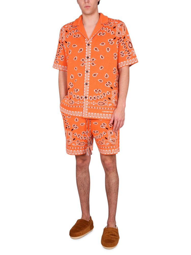 Alanui Bandana Printed Short-Sleeved Shirt – Cettire