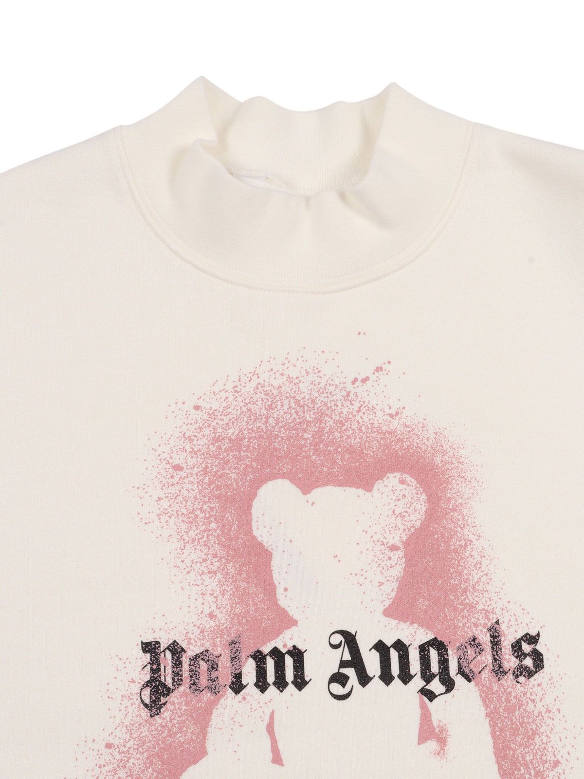 Palm Angels Kids spray-Paint Crewneck Sweatshirt