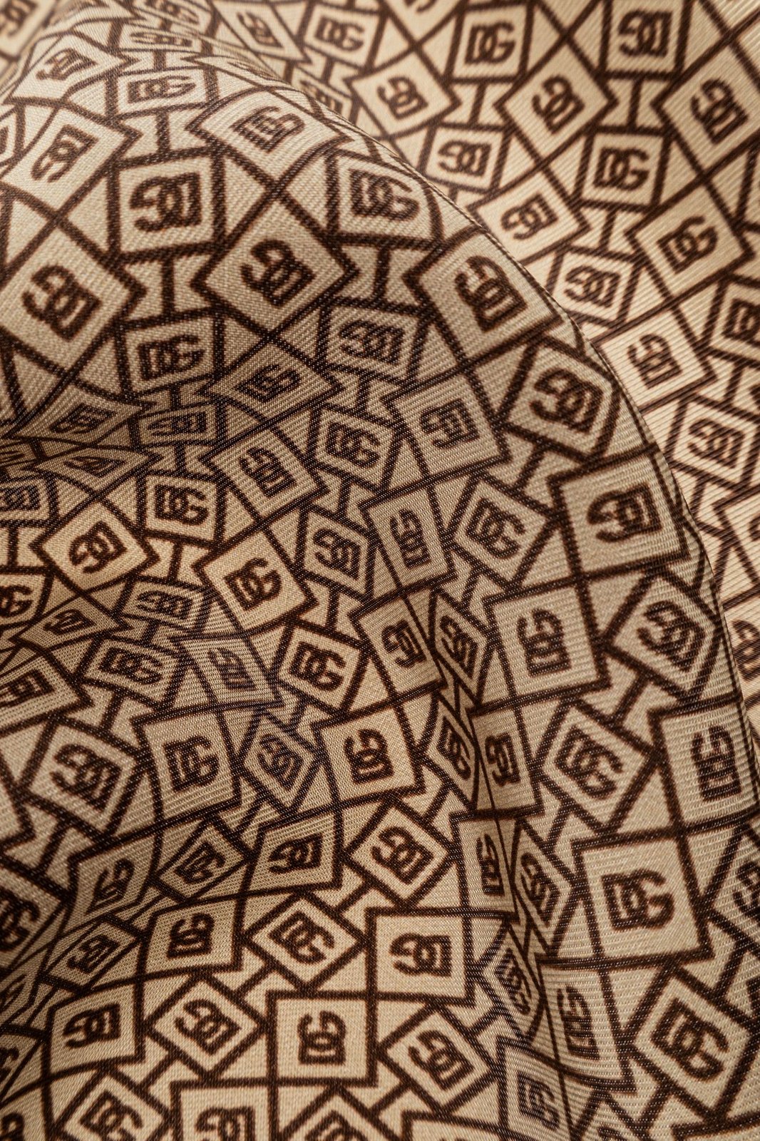 Dolce & Gabbana Monogram Pattern Pocket Square