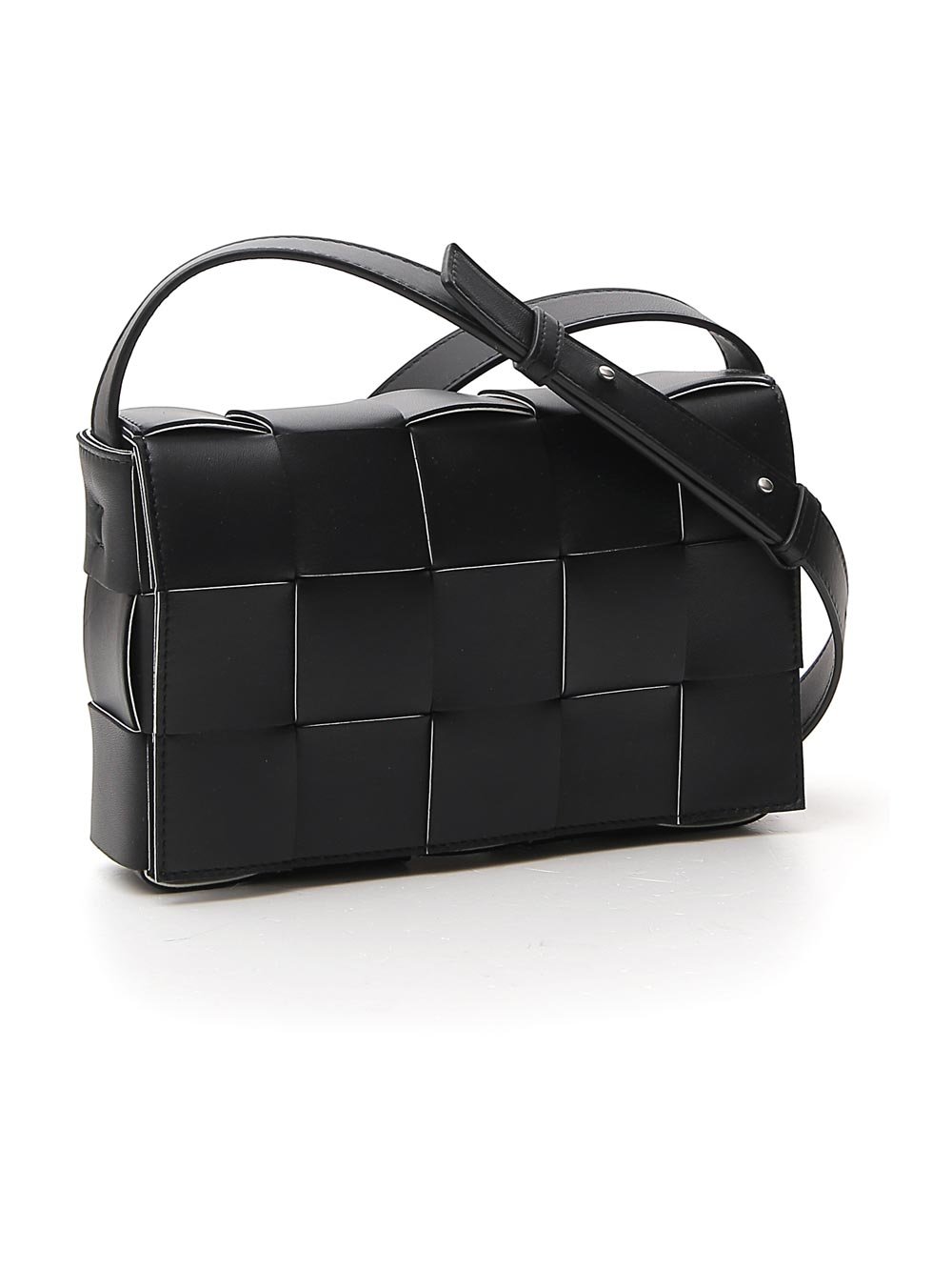 【BOTTEGA VENETA】CASSETTE SHOULDER BAG BOTTEGA VENETA Cassette intrecciato leather shoulder bag