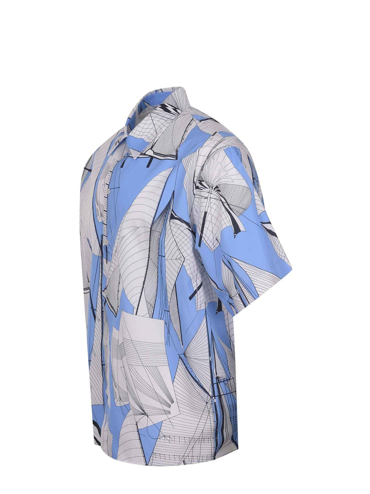 MSGM Graphic Printed Short Sleeved Shirt