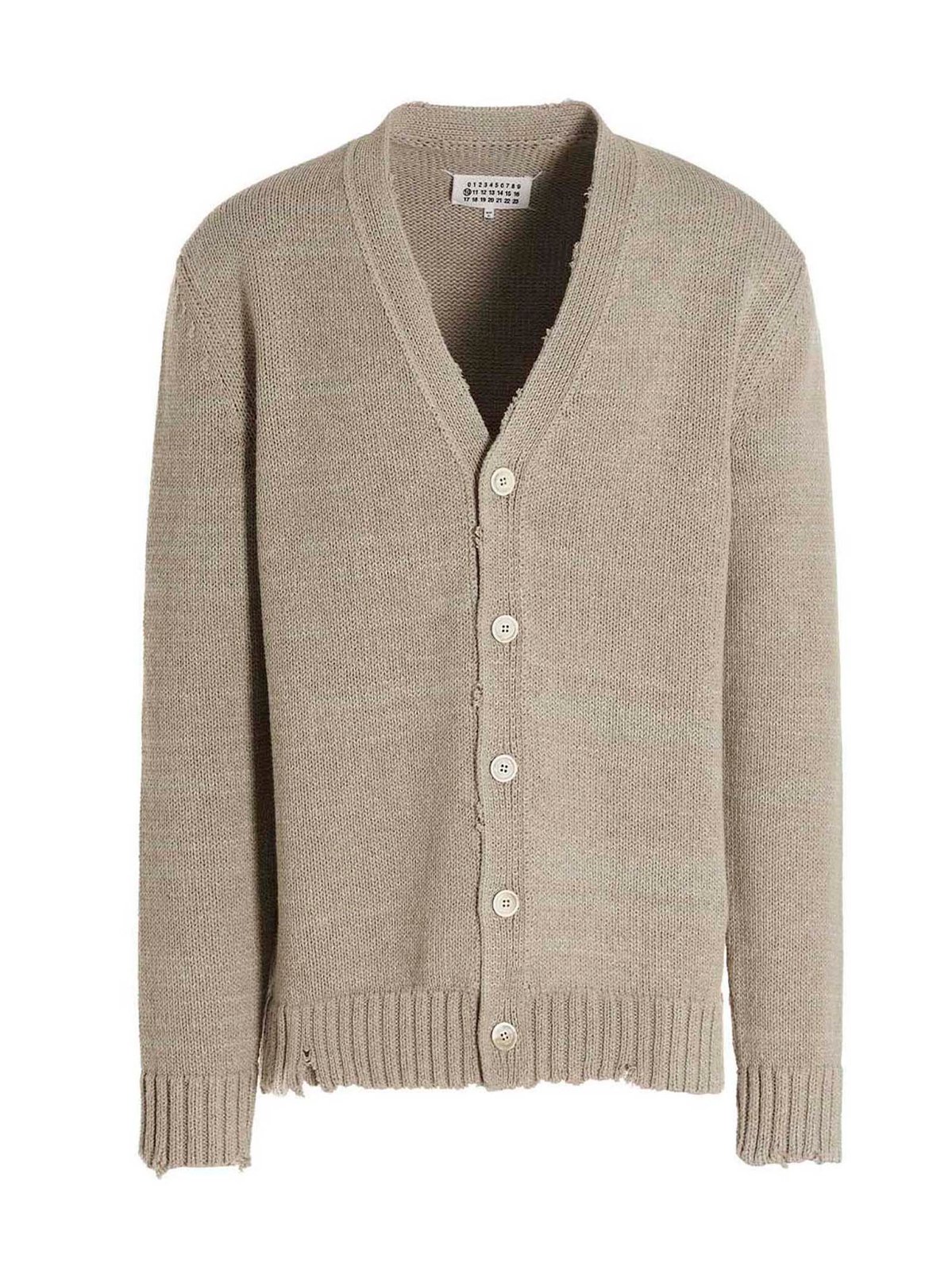 Maison Margiela ディストレス ロングスリーブ カーディガン XS
