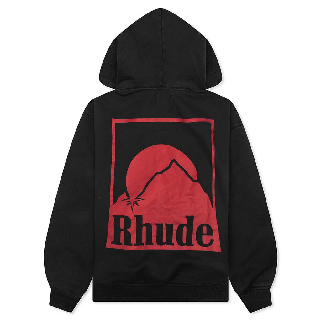 Rhude Logo-Printed Zipped Hoodie