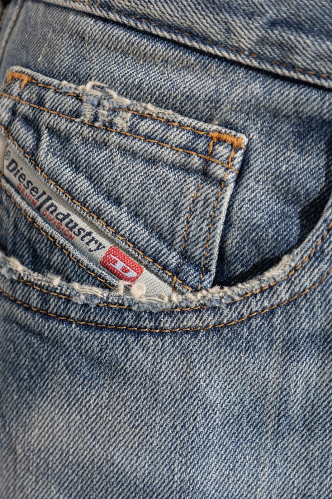 Diesel 1996 D-Sire Wide-Leg Distressed Jeans