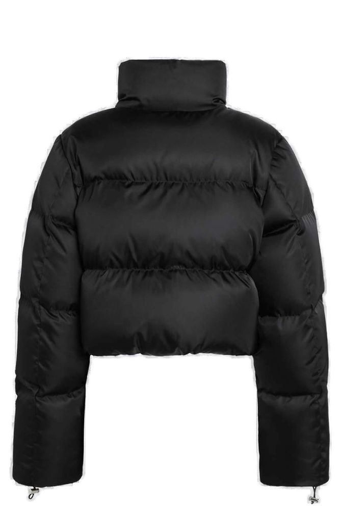 PRADA 크롭 리나일론 다운 자켓