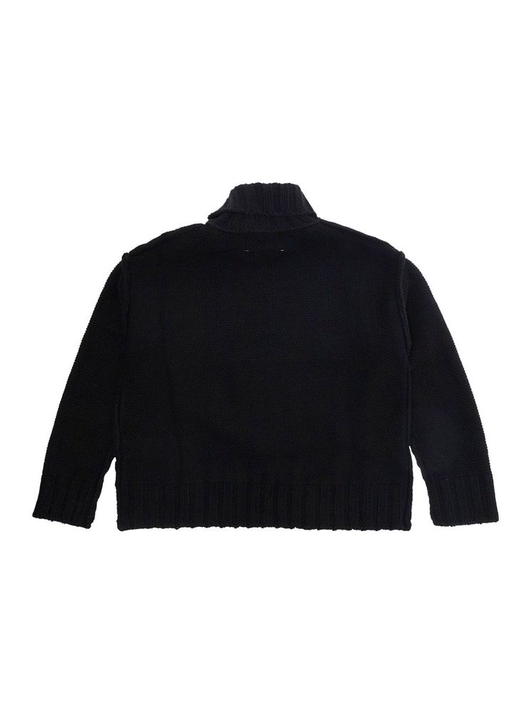 MM6 Maison Margiela Kids 넘버릭 인타르시아 니트 스웨터