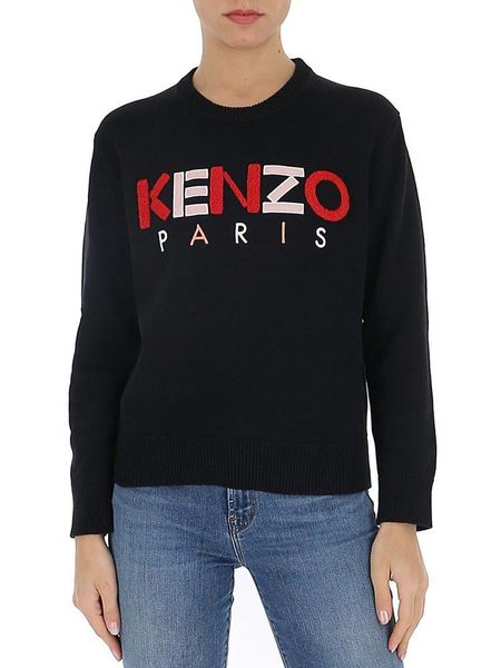 womens black kenzo sweatshirt