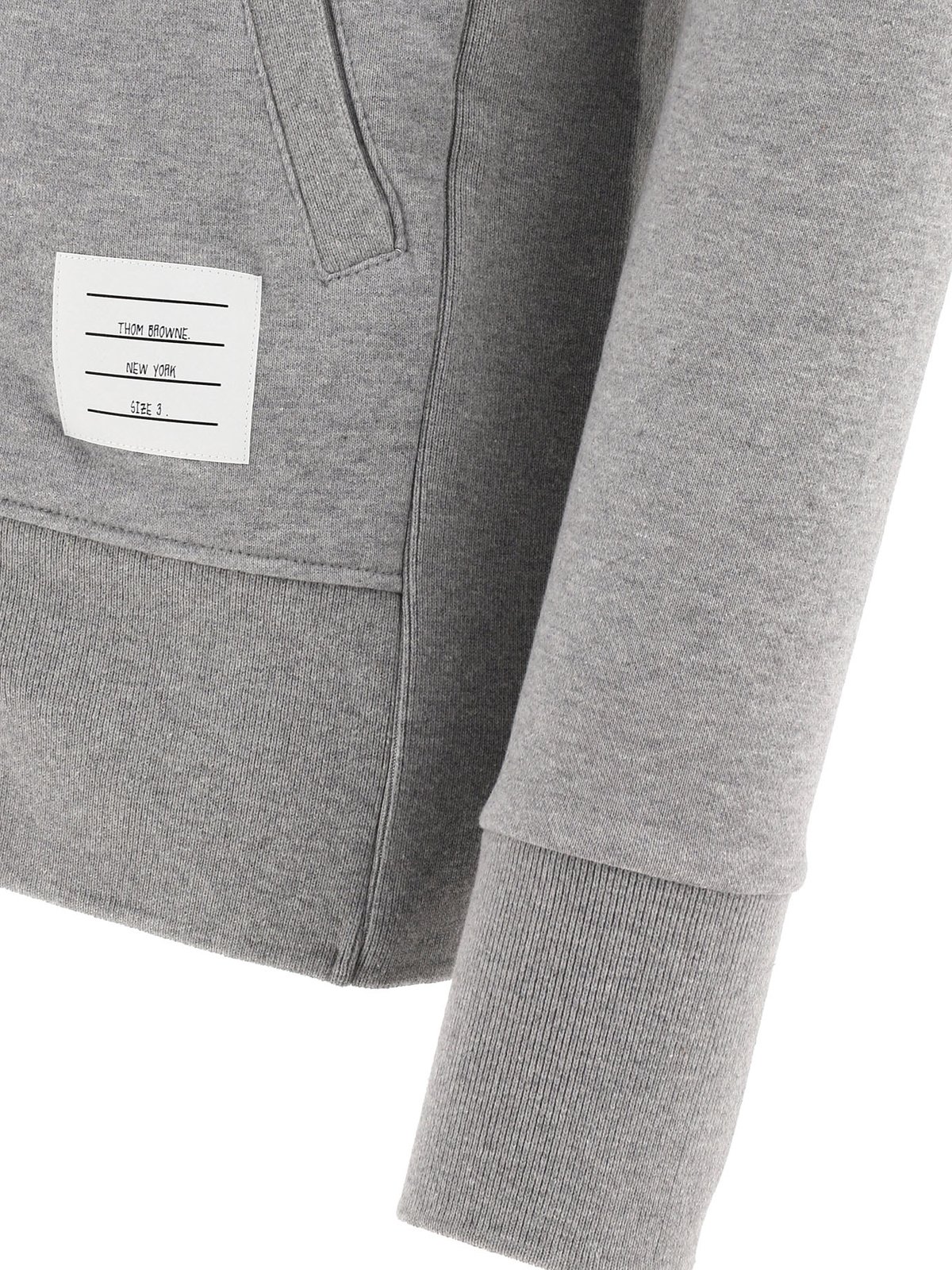 Thom Browne Classic Loopback 4-Bar Zip Hoodie