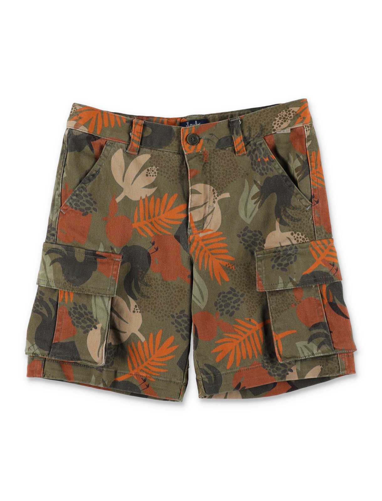 Il Gufo Allover Graphic Printed Cargo 