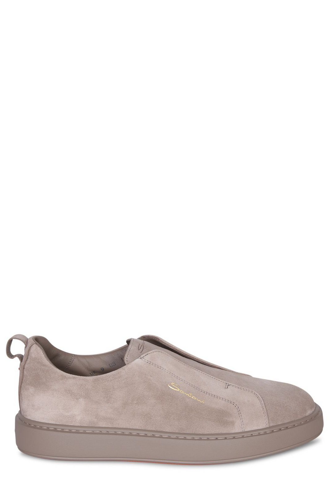 Santoni Logo Printed Slip-On Sneakers