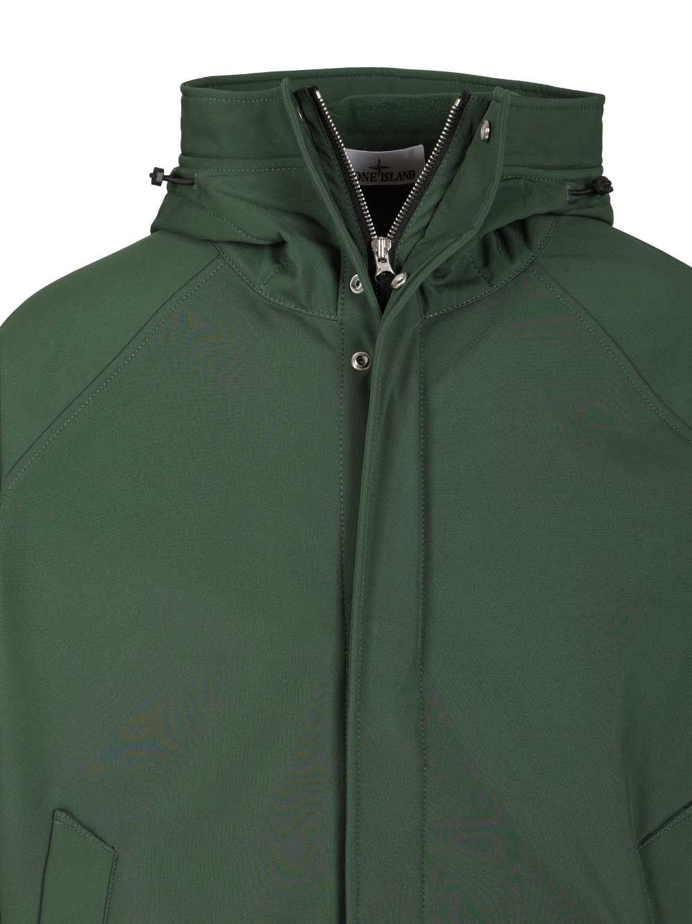 Stone Island Compass Patch Hooded Jacket