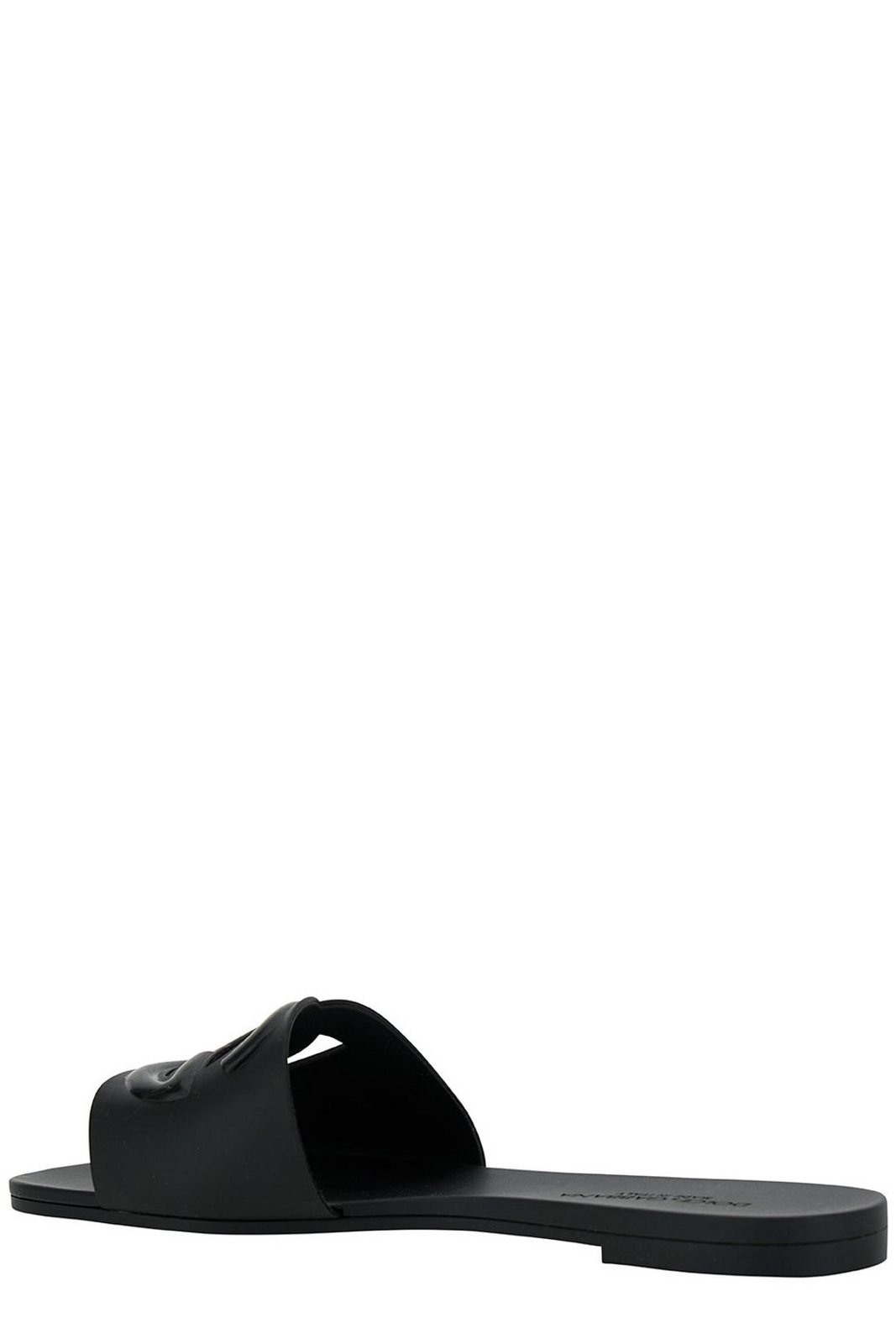 Dolce & Gabbana Logo Cut-Out Open-Toe Slides