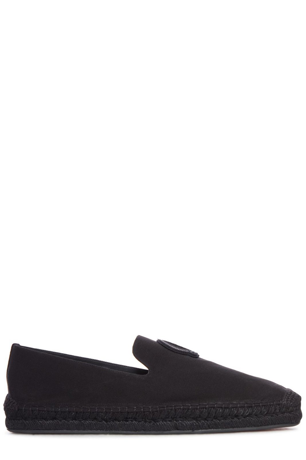 Christian Louboutin Logo Patch Slip-On Espadrilles