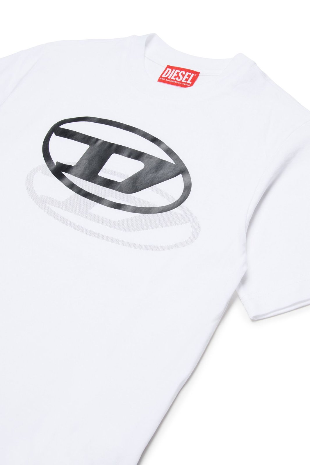 Diesel Kids Oval-D Logo Printed T-Shirt