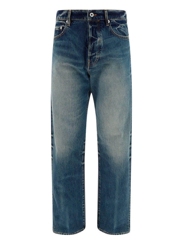 Kenzo Asagao Straight-Leg Jeans – Cettire