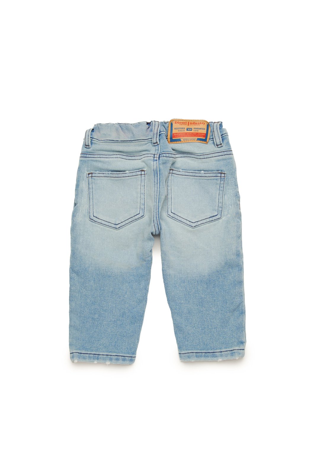 Diesel Kids Distressed Elastic Waist Jeans