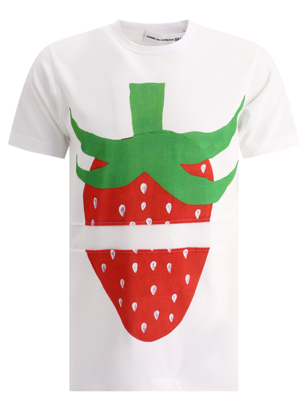 コム デ ギャルソン シャツ ストロベリー プリント Tシャツ 