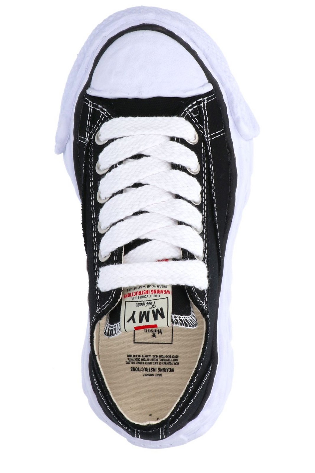 Maison Mihara Yasuhiro Round-Toe Lace-Up Sneakers