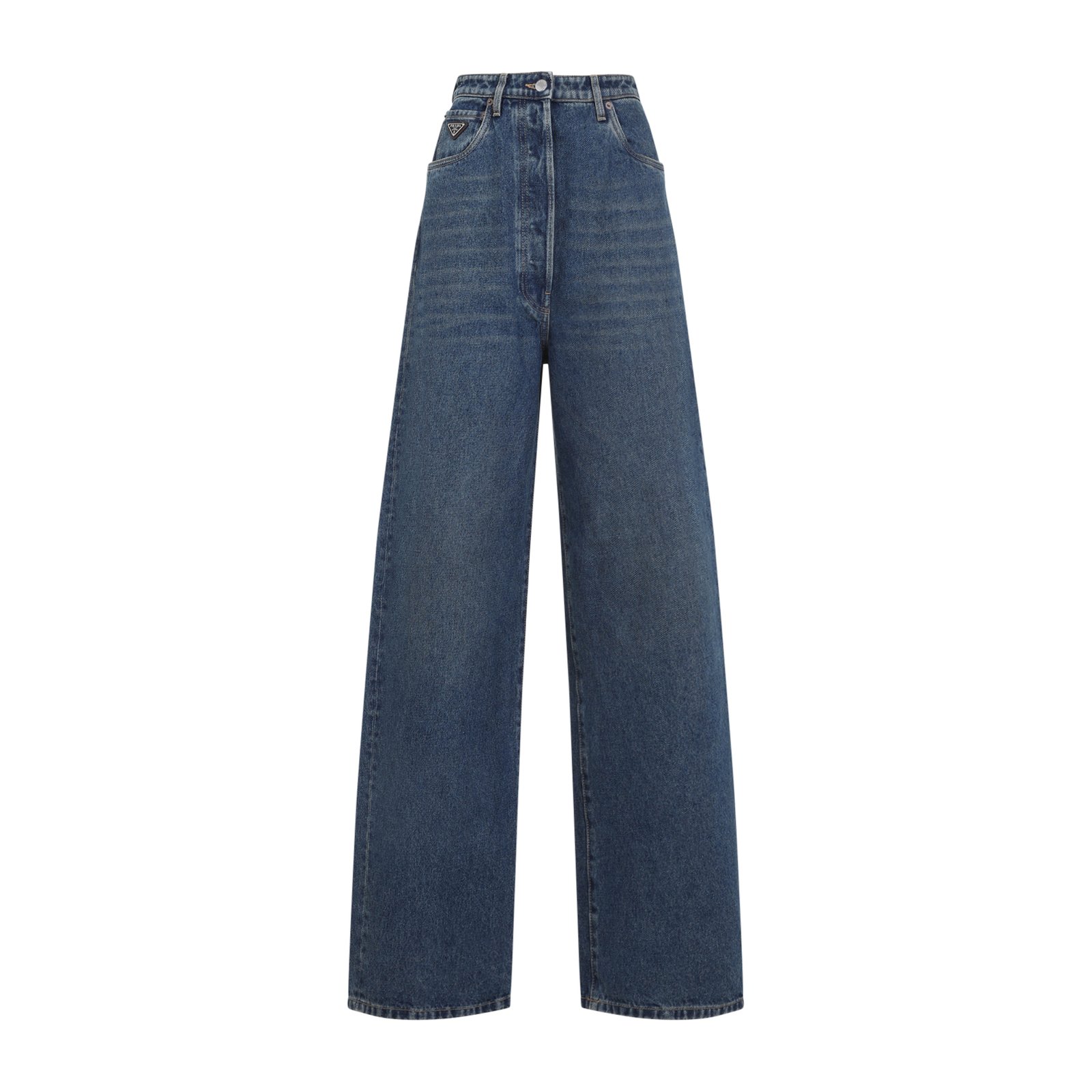パンツ Prada 22ss denim pants vujade cmmawear Prada Logo-Patch Wide Leg Jeans – On Sale Now with Up to 20