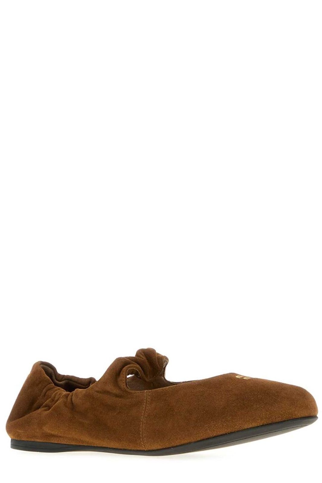 Miu Miu Logo-Detailed Ballet Flats