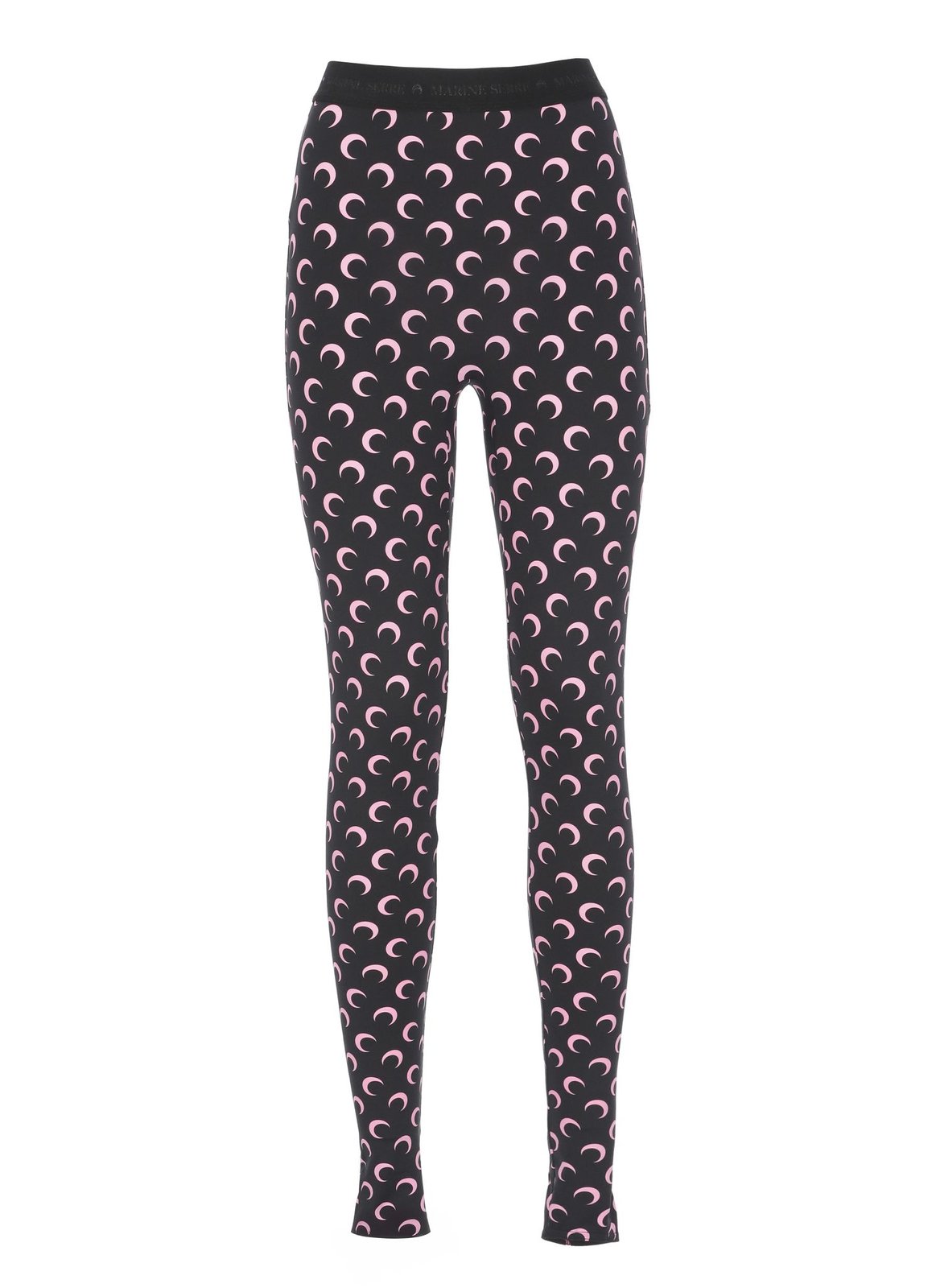Marine Serre Moon Printed Skinny-Cut Leggings