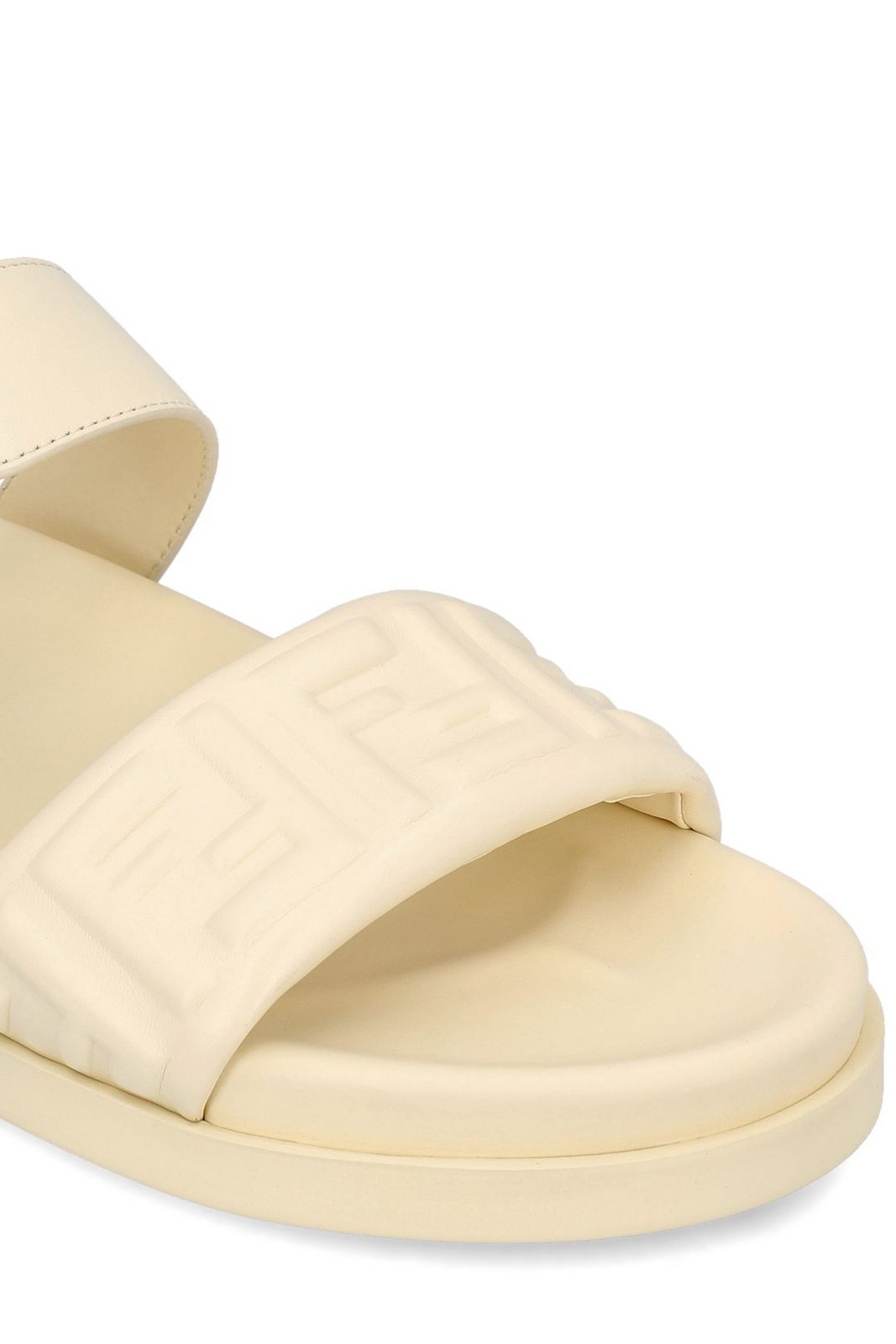 フェンディ フィール FFエンボス加工 ダブルバンドサンダル