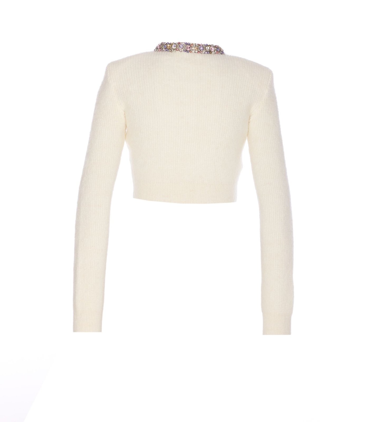 Self-Portrait Embellished Trim Cardigan