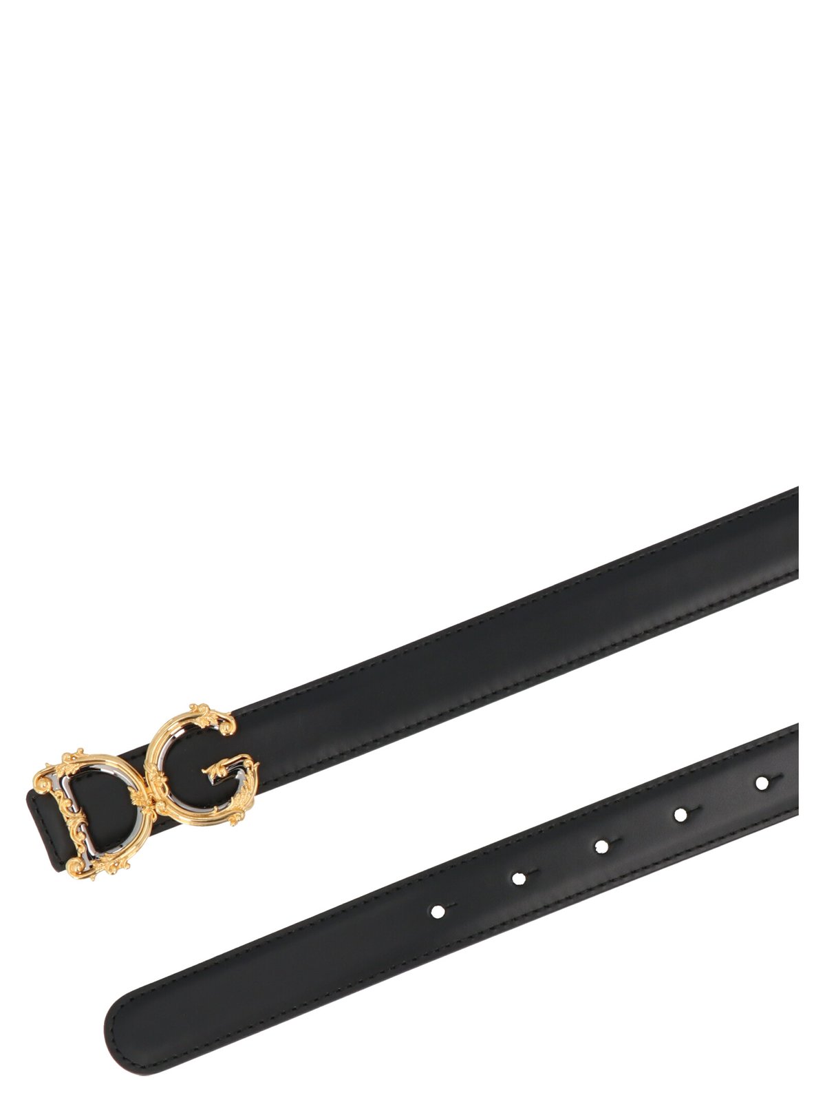 Dolce & Gabbana Baroque Logo Belt