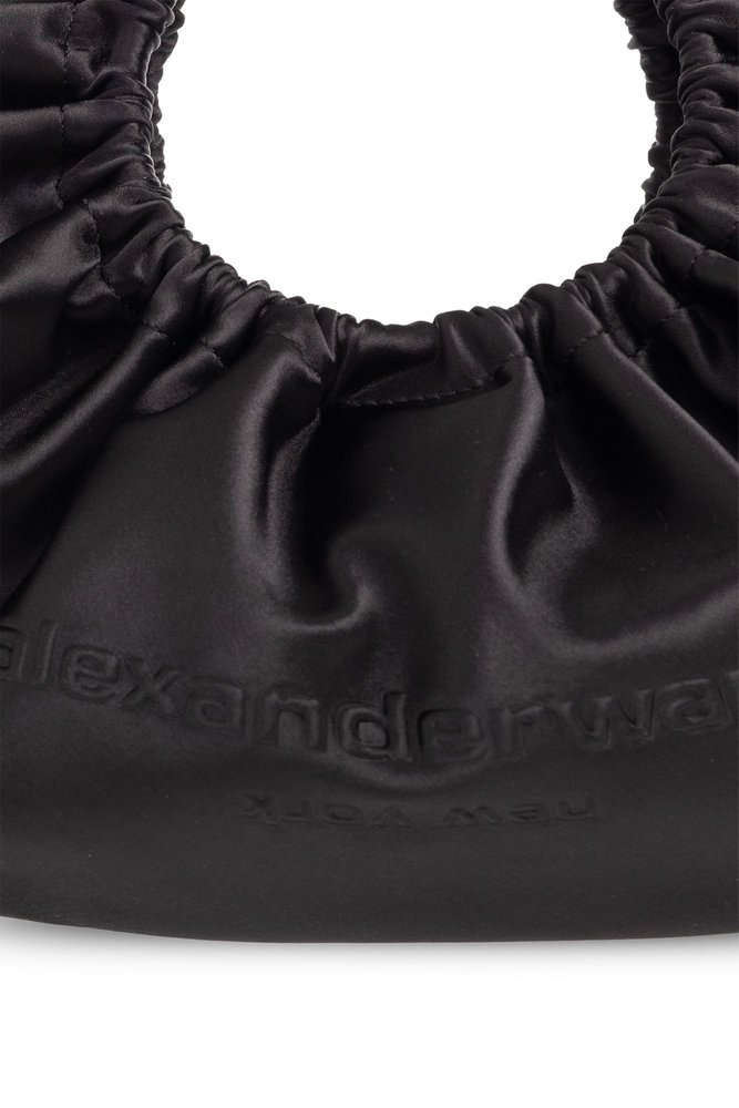 ALEXANDER WANG エッセンシャルテリリフヘムショカ 【関税込】 alexander wang - 【ラスト1点】DEBOSSED STACKED LOGO UNISEX
